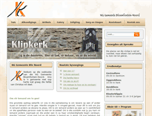 Tablet Screenshot of klipkerk.co.za